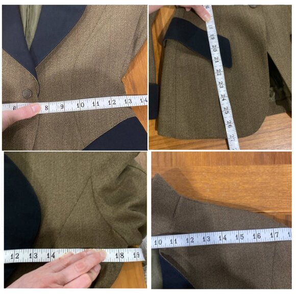 Thierry Mugler Brown Blazer with Military-Inspired Tailoring Size 36 - Picture 16 of 16